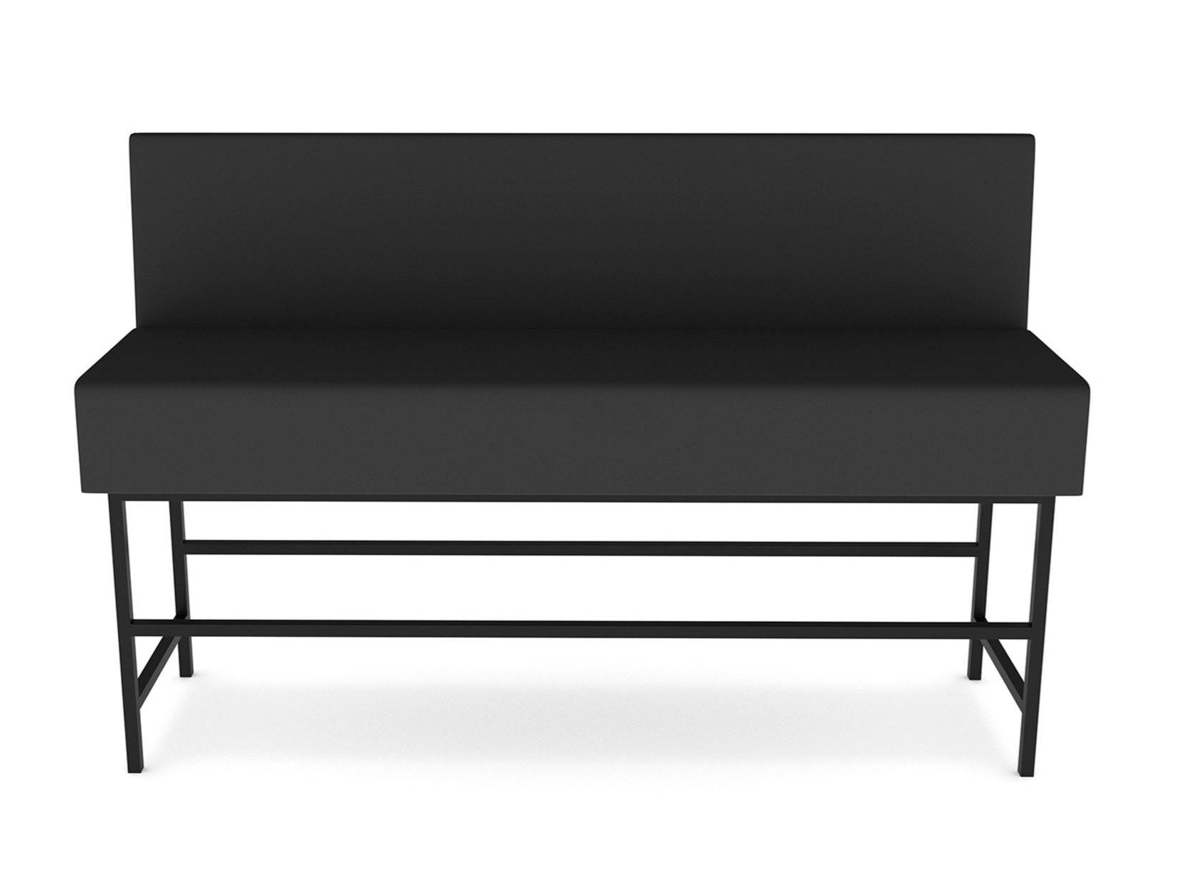 Высокая скамейка из ткани со спинкой Domingo Salotti Lizzy 2 ARCH-00106289