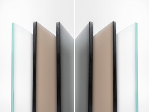 Двухстороннее матовое стекло