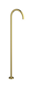 Напольный излив для раковины в комплекте с донным клапаном. WE ARE IB rx299oo Gold Reflex