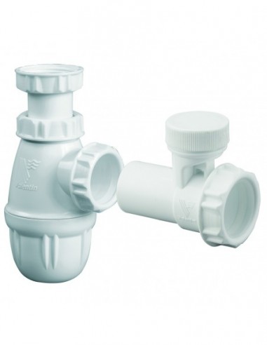 443300 001 00  Клапан противовакуумный и шумоподавляющий для сифона, Д. 32 мм, белый пластик Valentin Белый  - Вид №2
