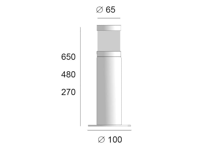 Алюминиевый светодиодный световой столб BEL-LIGHTING Onyx ARCH-00097323 - Вид №3