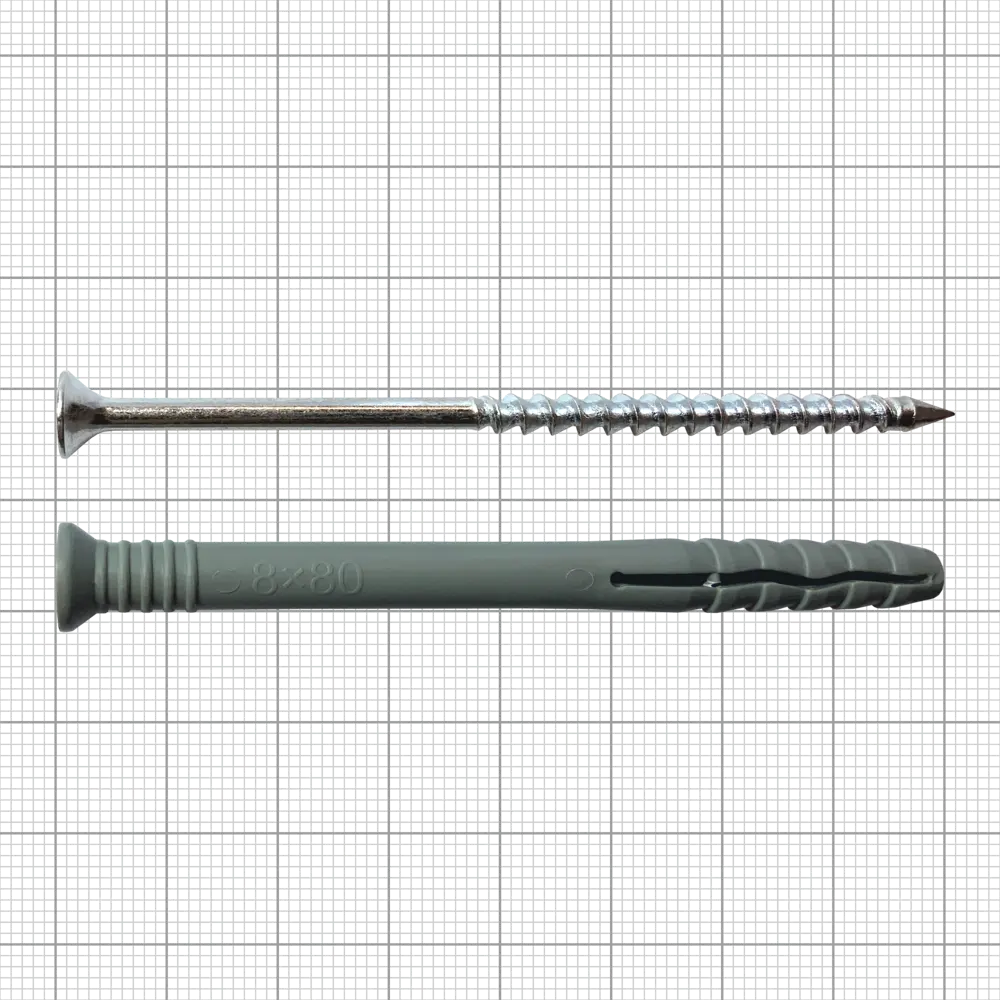 Дюбель-гвоздь потайной полипропилен 8x80 мм 10 шт. 84660177 STLM-2156796 Santreyd  - Вид №4