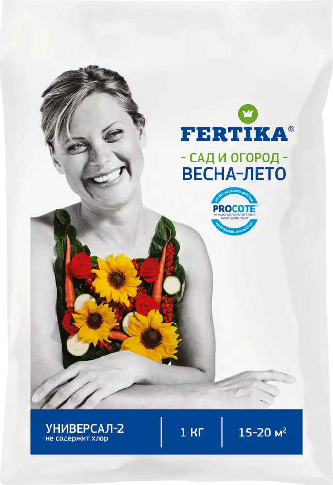 Универсальное удобрение FERTIKA для сада и огорода 1 кг 18415618