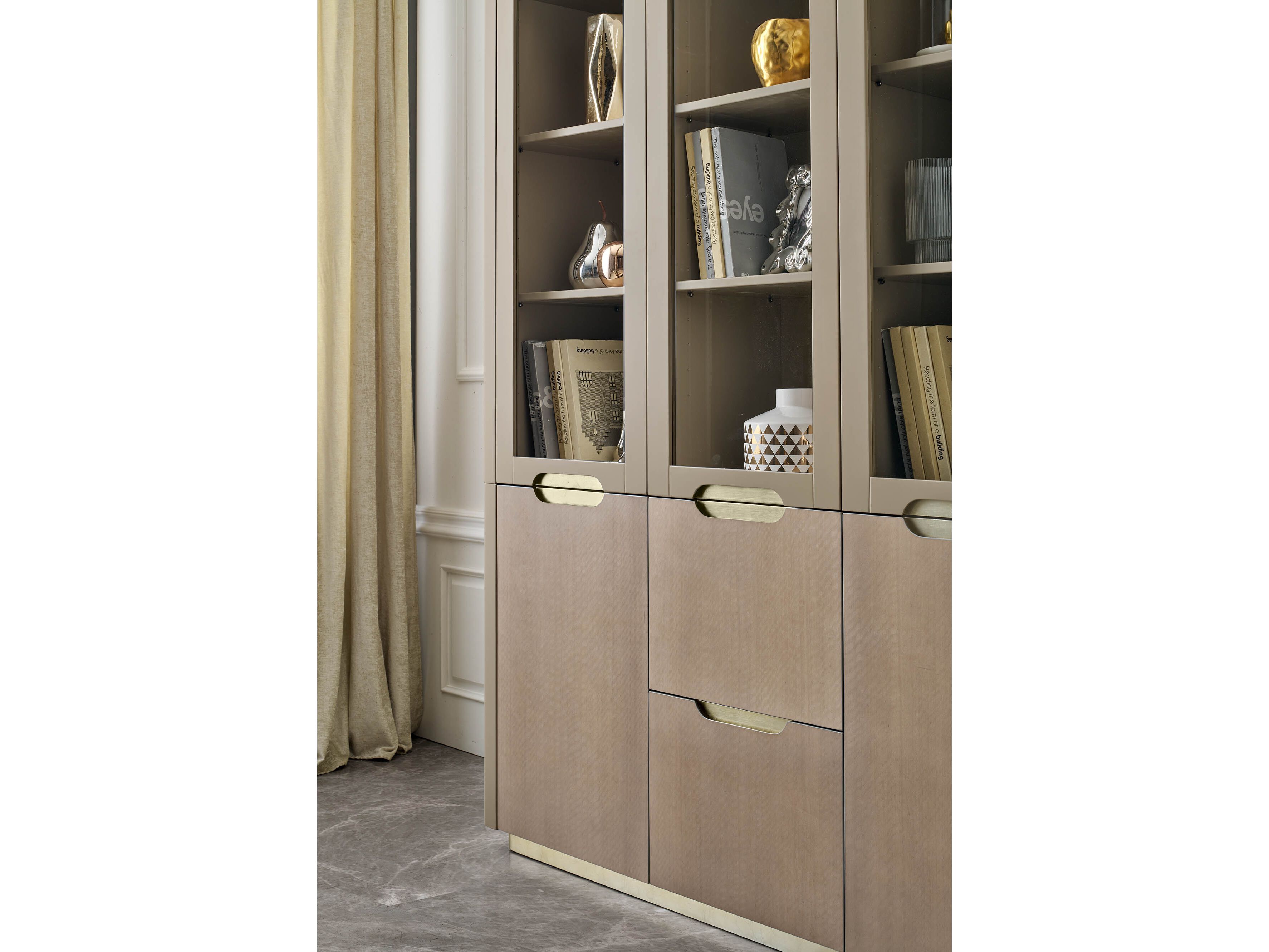 Деревянный книжный шкаф с дверцами GUERRA VANNI Studio Privè ARCH-00030572 - Вид №3