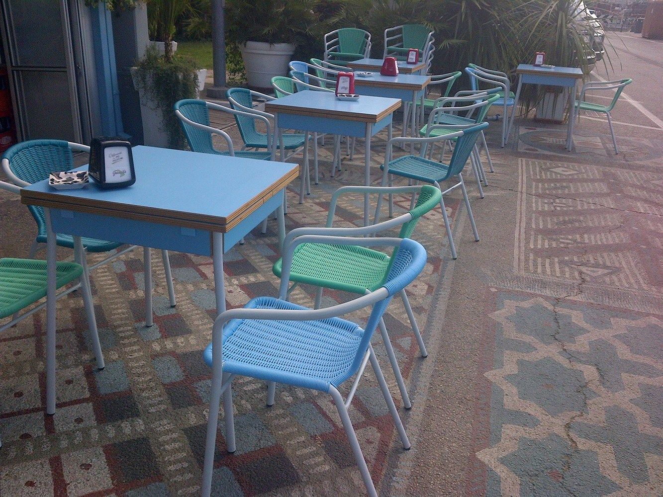 Штабелируемый стул из синтетического материала с подлокотниками Et al 001 ARCH-00015925 - Вид №5