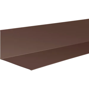 Планка примыкания верхняя 150x150 мм 2 м 0.4мм RAL 8017 Коричневый 10009244 STLM-2133970