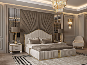 Прямоугольная тумбочка с ящиками