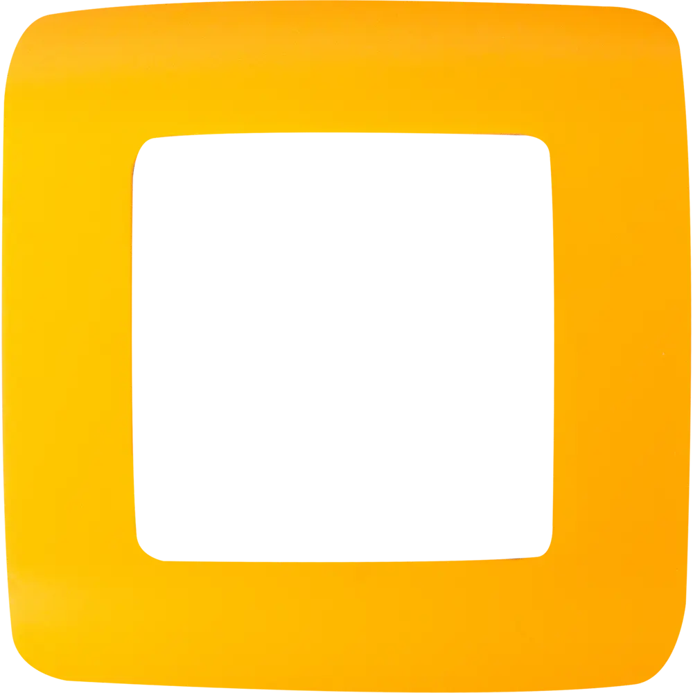 Рамка для розеток и выключателей Lexman Cosy 1 пост, цвет оранжевый STLM-2189654