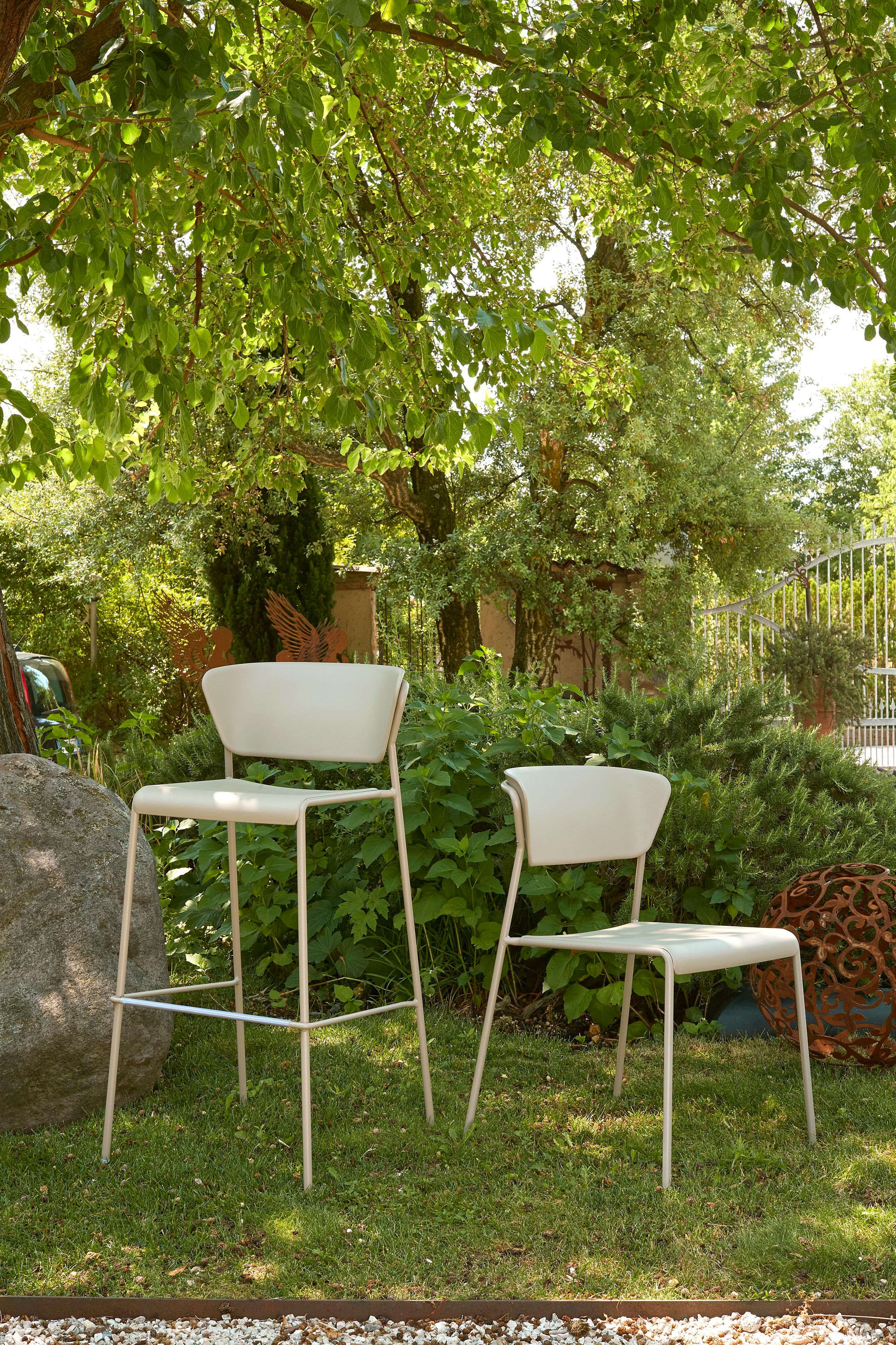 Высокий стул из инженерного пластика с подставкой для ног S-CAB Лиза ARCH-00027436 - Вид №8