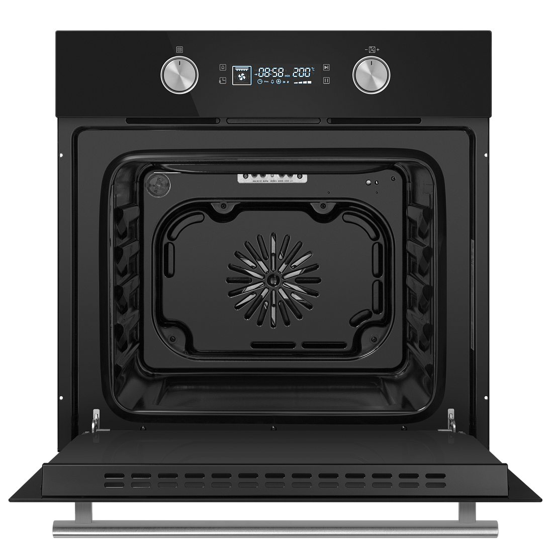 9100950 Электрический духовой шкаф HOMSair OEM606BK черный STDN-0100192 - Вид №2