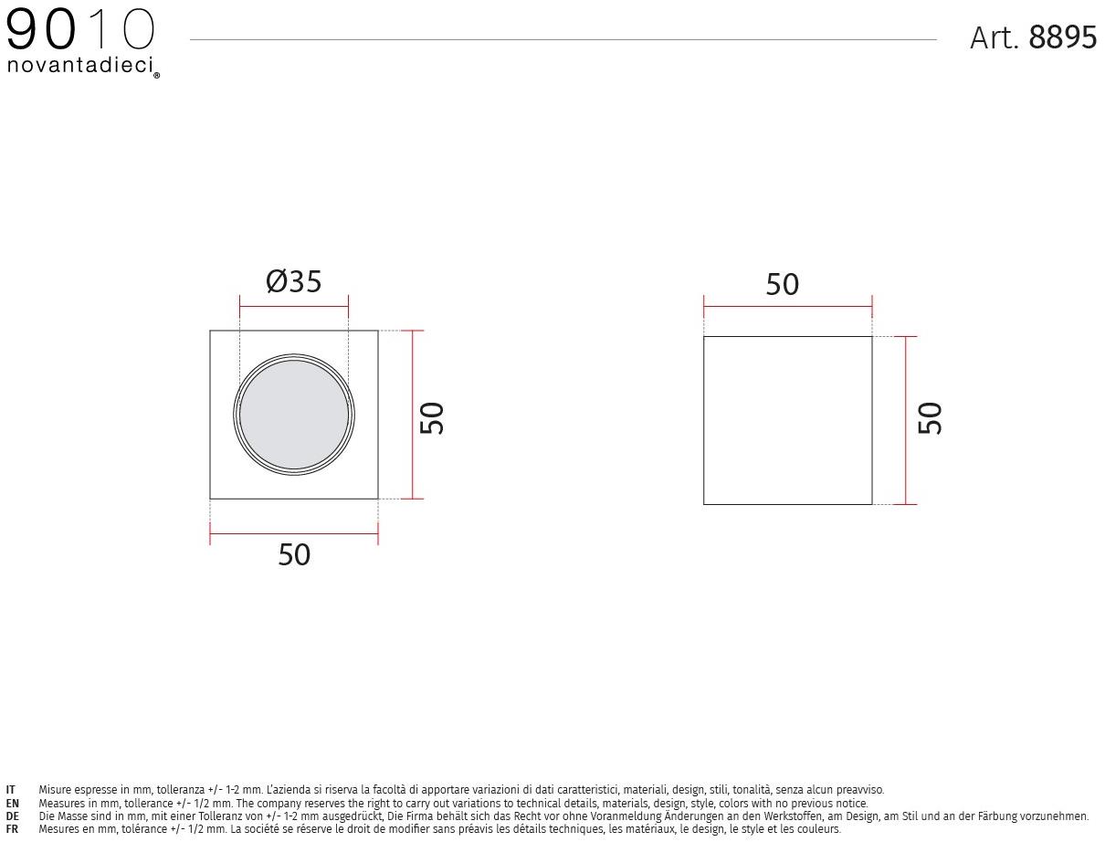 9010 novantadieci Потолочный светильник Cristaly®  8895  - Вид №2