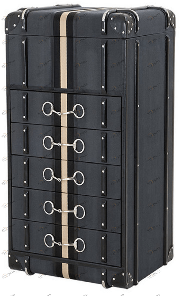 Комод-сундук высокий черный Goldwynn PUSHA ДИЗАЙНЕРСКИЕ, EICHHOLTZ 062459 Черный 