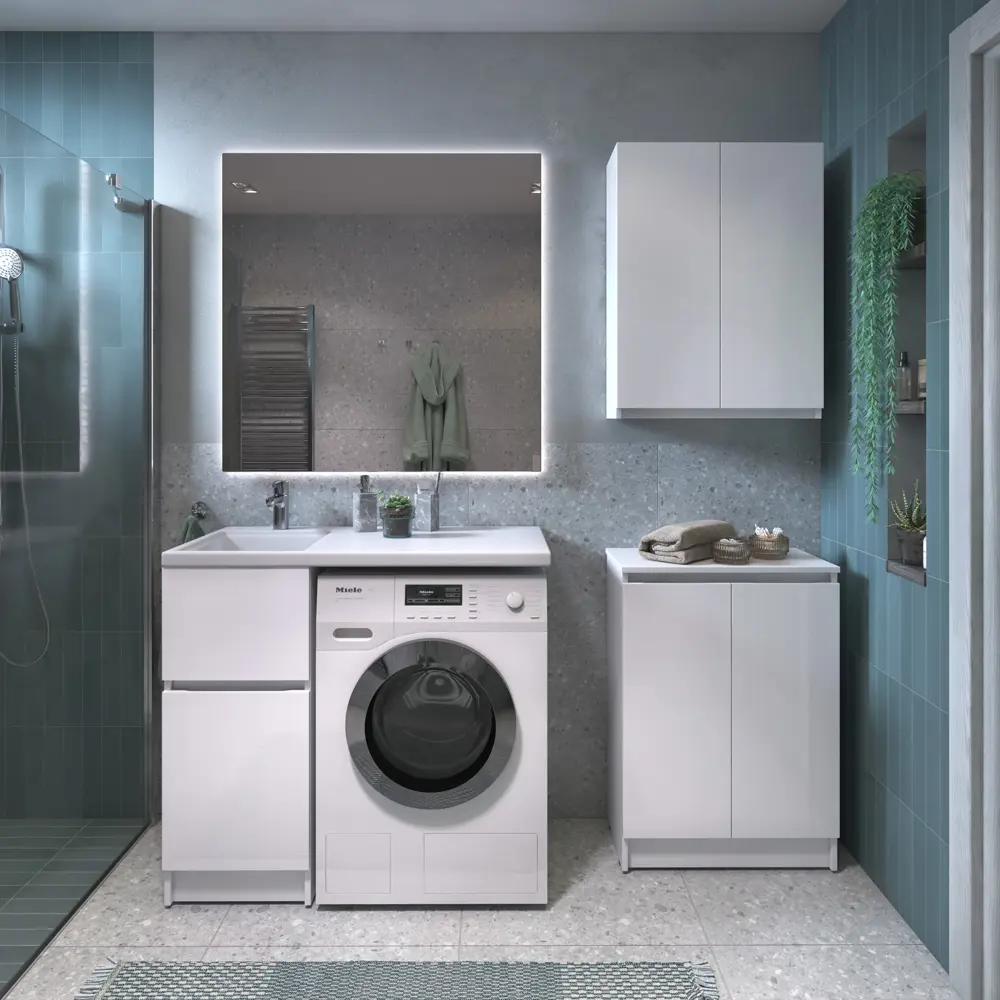 KONSENSA Навесной шкаф для стиральной машины Терни 64×75 см 89383207 STLM-1485888 - Вид №10