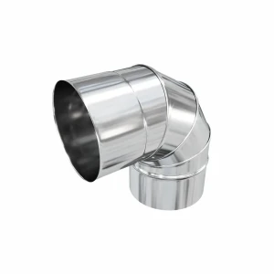 Отвод для дымохода Коракс D135 200x115 мм нержавеющая сталь 0.5 мм