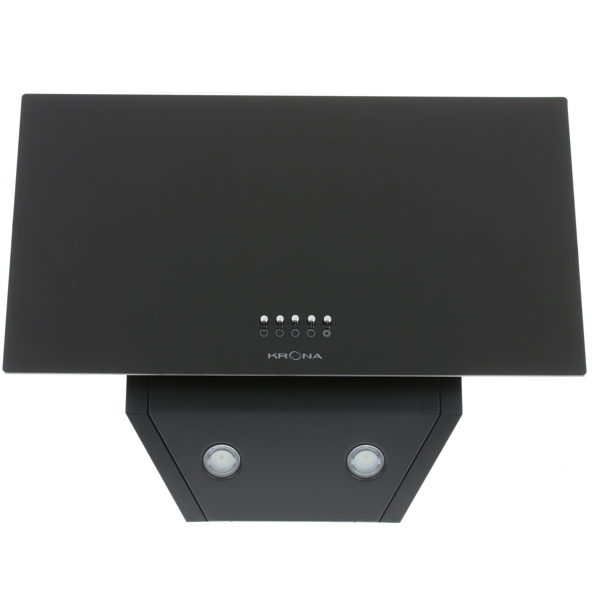 1611852 Вытяжка наклонная KRONA GABRIELE 600 black PB черный STDN-0048627 - Вид №1