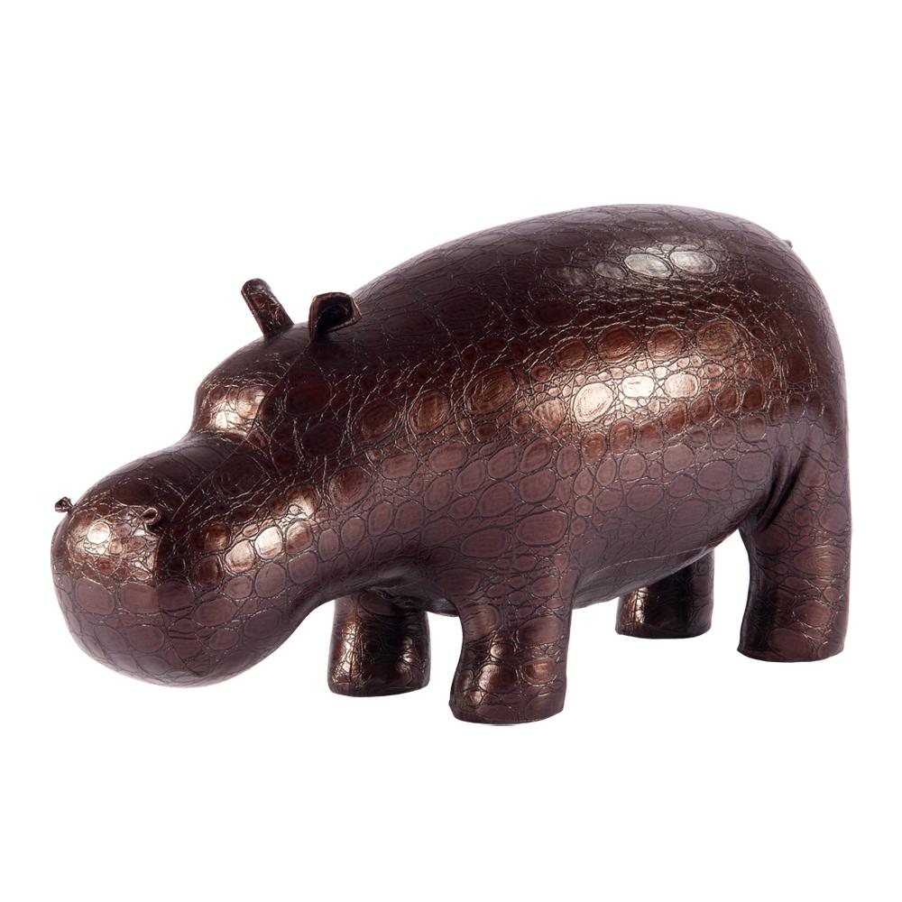 74128 Банкетка Пуф Бегемот средний Шоколад BOGACHO 4627138152607