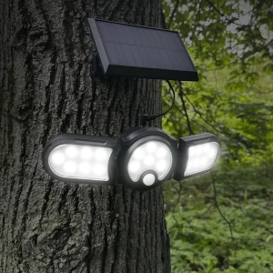 Светильник светодиодный уличный Duwi Solar LED на солнечных батареях 3 режима 28Вт 6500К 910Лм IP65 датчик движения черный 83972979 STLM-2018436