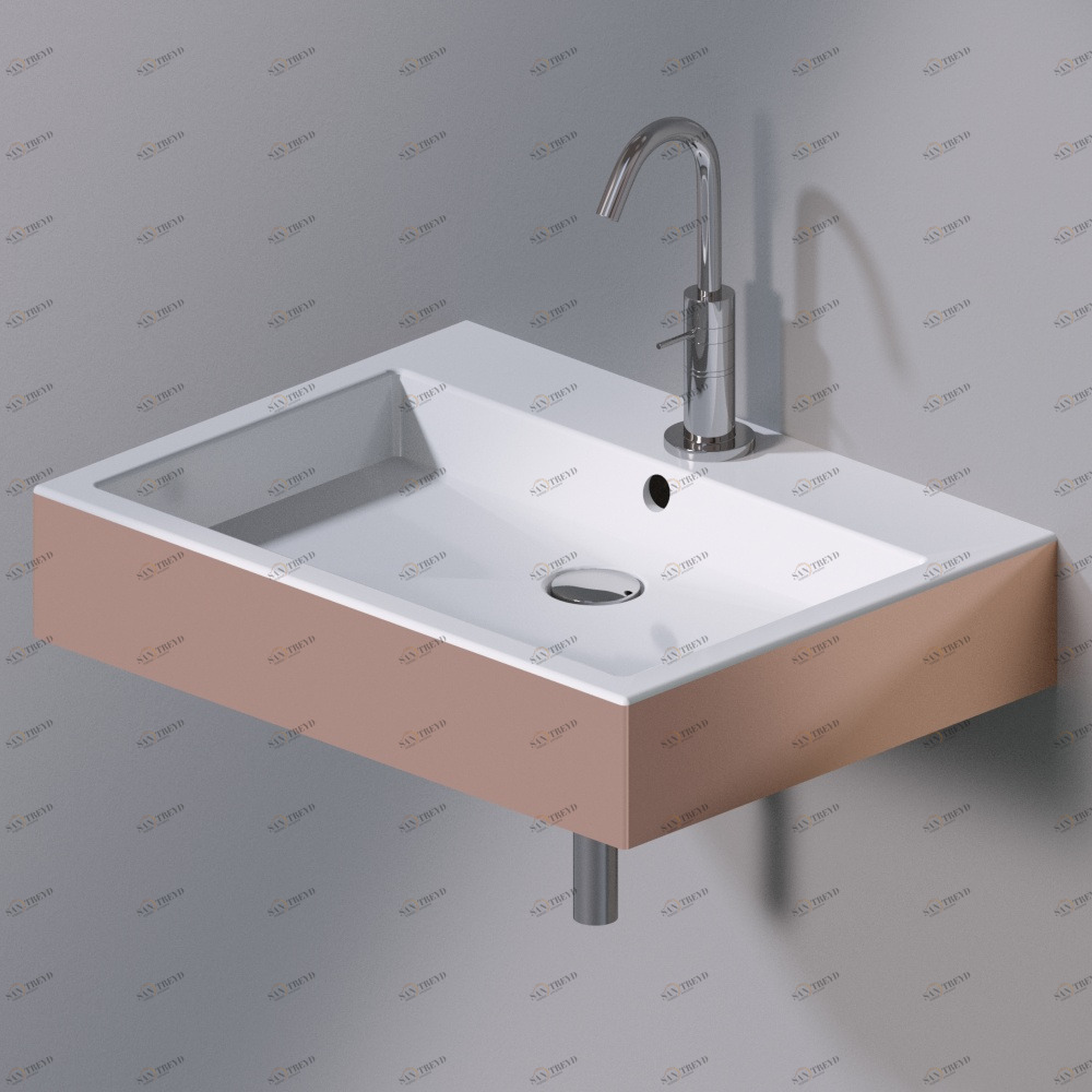 L267257 Подвесная раковина настенная прямоугольная A. e T. Italia Tank AeT ITALIA