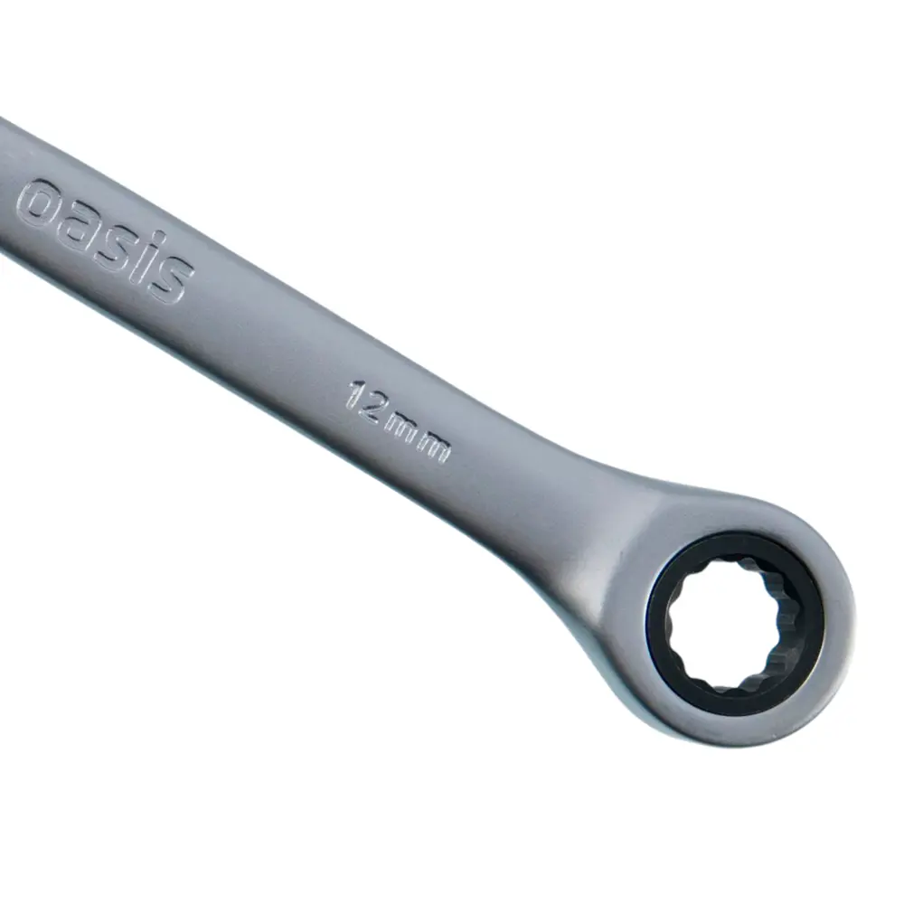 Комбинированный ключ с трещоткой Oasis 12 мм для профессионального монтажа 89428219 STLM-1577564 - Вид №2