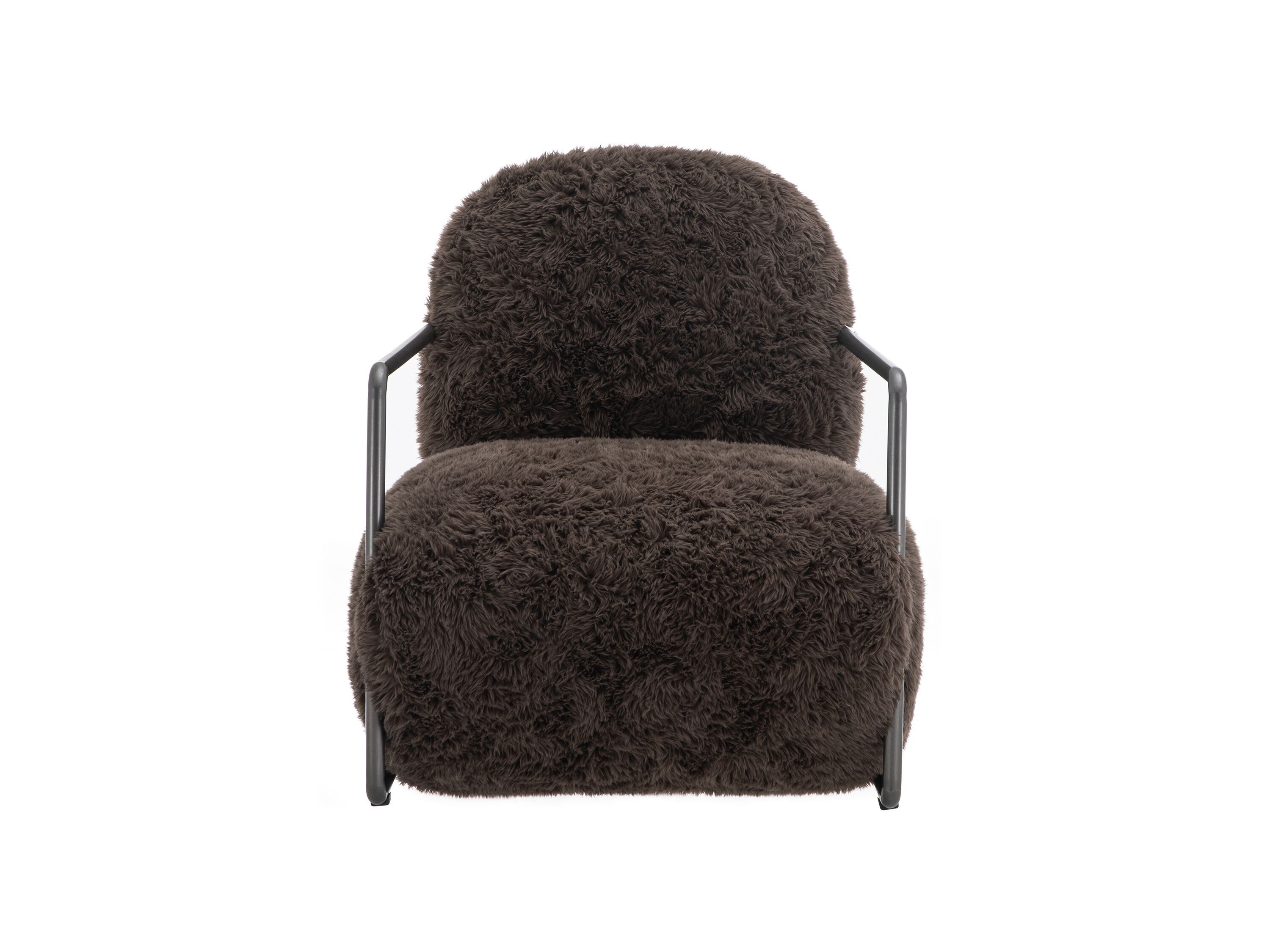 Кресло из искусственного меха с подлокотниками CAMPO DE' FIORI TANGO ARCH-00095981 - Вид №3