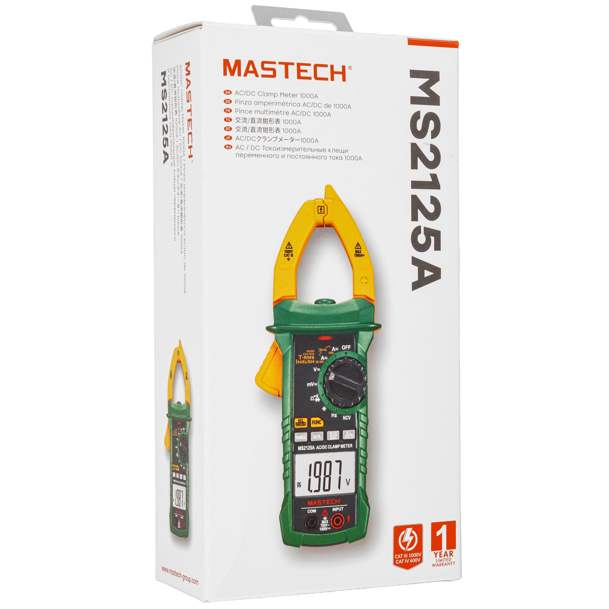 Клещи токоизмерительные MASTECH MS2125A 9110934 STDN-0019263 - Вид №7