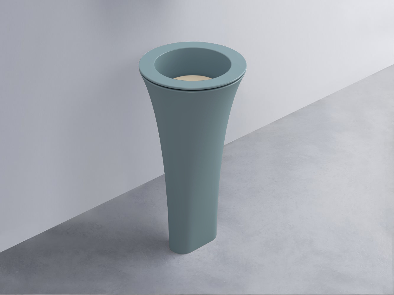 AMLA45-PL+AMPILT-LN+AMCOLT-PL Раковина Amedeo Tondo отдельностоящая cielo Enjoy + Amedeo Ceramica Cielo