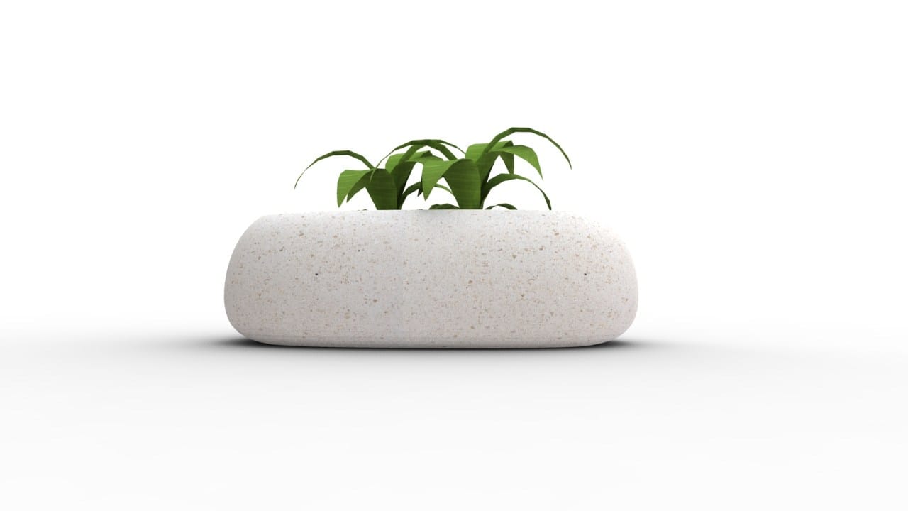 Восстановленный каменный низкий плантатор Viscio Urban Design LEAF ARCH-00022332 - Вид №9