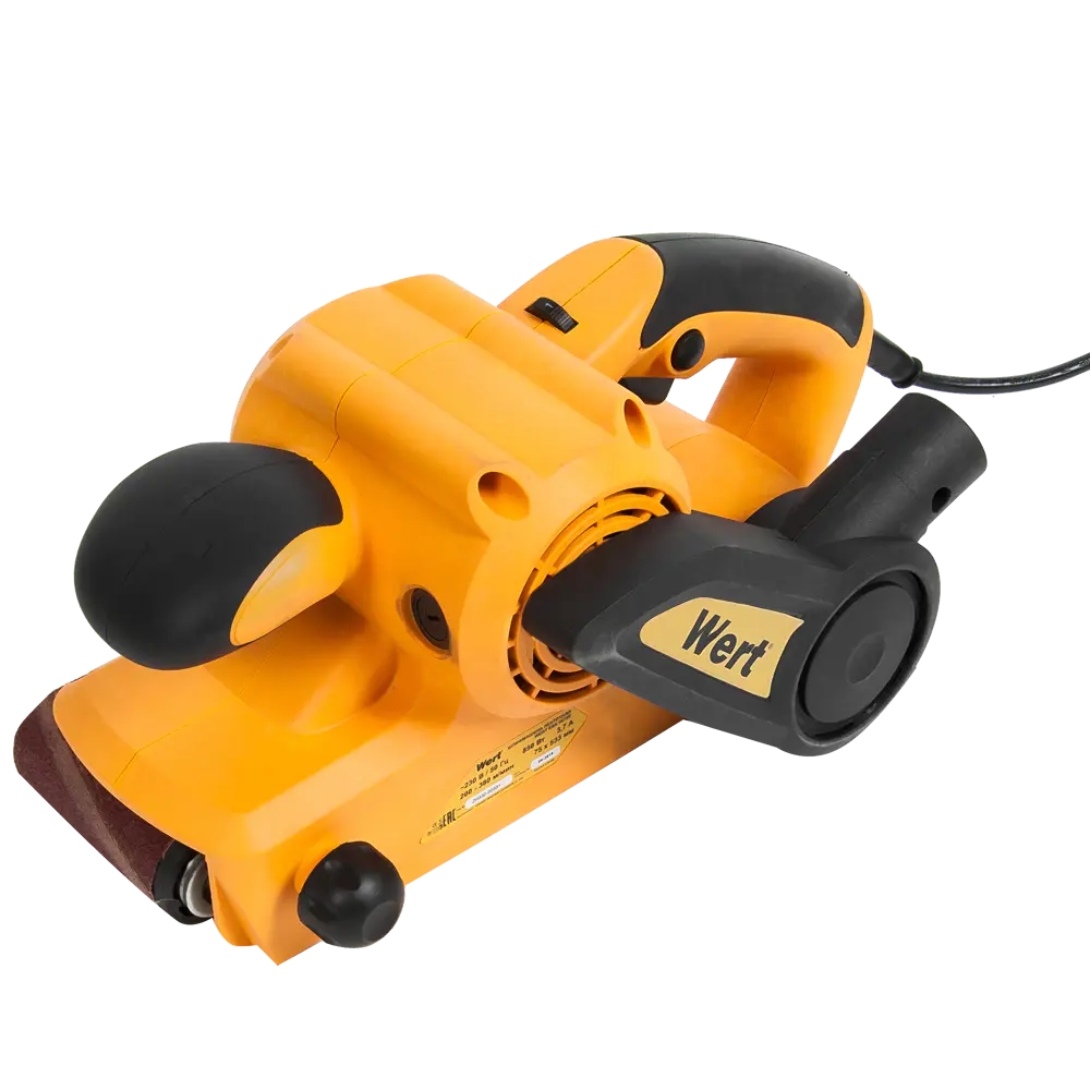 Ленточная шлифовальная машина сетевая Wert EBS 0875E, 850 Вт, 75x533 мм STLM-2064722