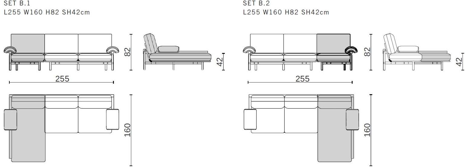District Eight Модульный диван в дубе Stilt M2016  - Вид №9