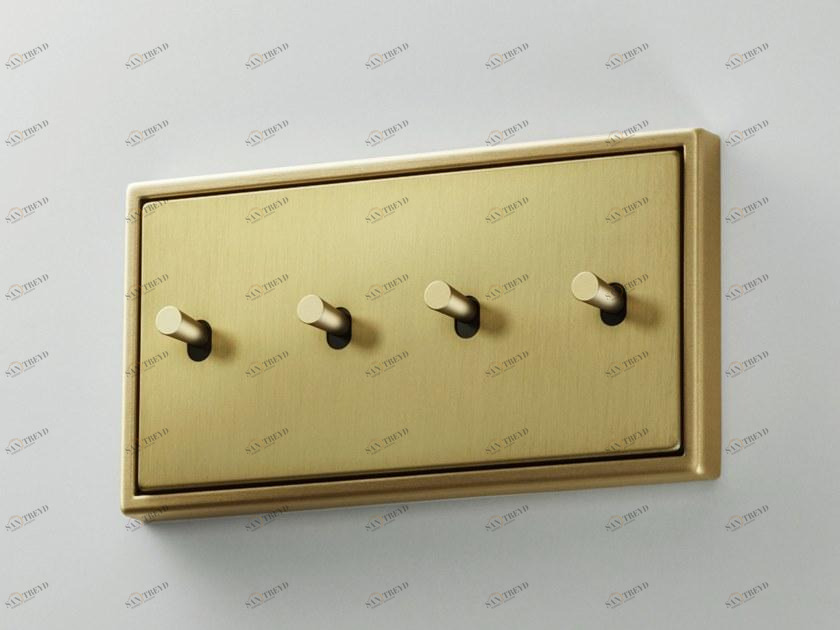 JUNG 4x латунный переключатель Ls 1912 sun-id-1400264