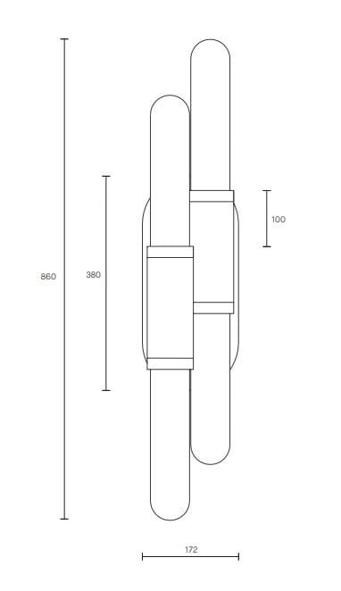 Стекло затемнения светодиодный настенный светильник Articolo Studios Scandal ARCH-00109755 - Вид №4
