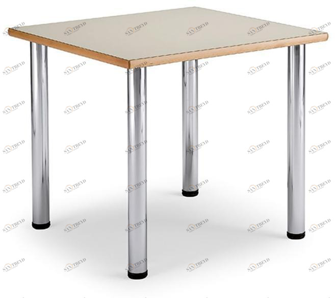 Leyform Квадратный стол из ламината и стали Arno 1621