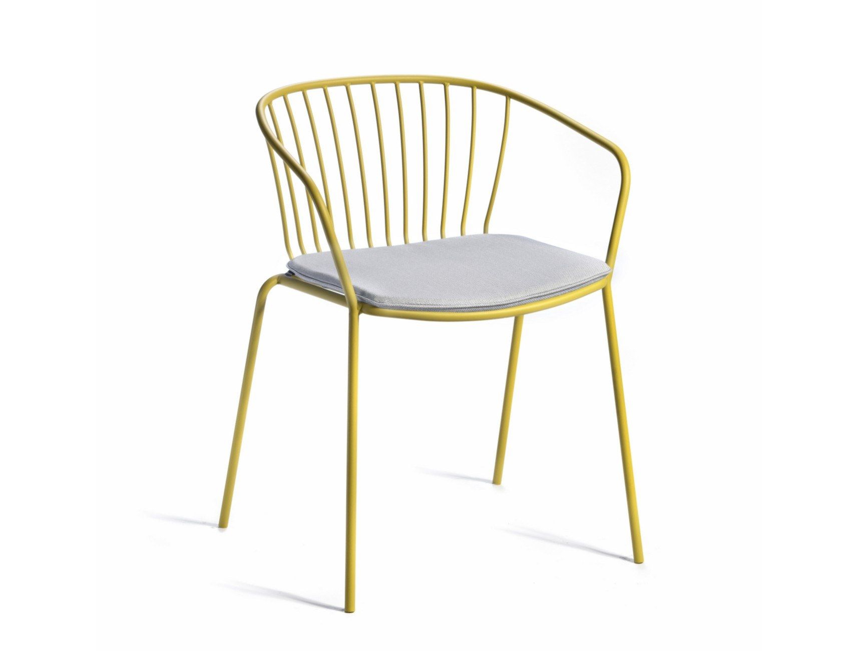 Металлический штабелируемый стул с подлокотниками GABER Amitha ARCH-00028555