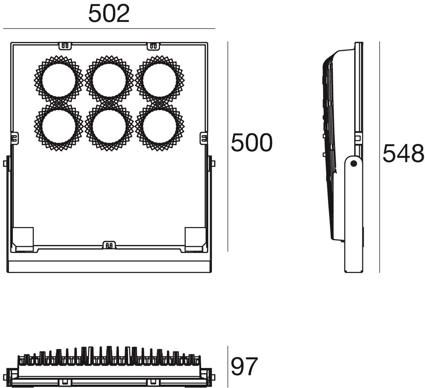 Linea Light Group Светодиодный прожектор для наружного освещения из литого под давлением алюминия sun-id-1478798 - Вид №10
