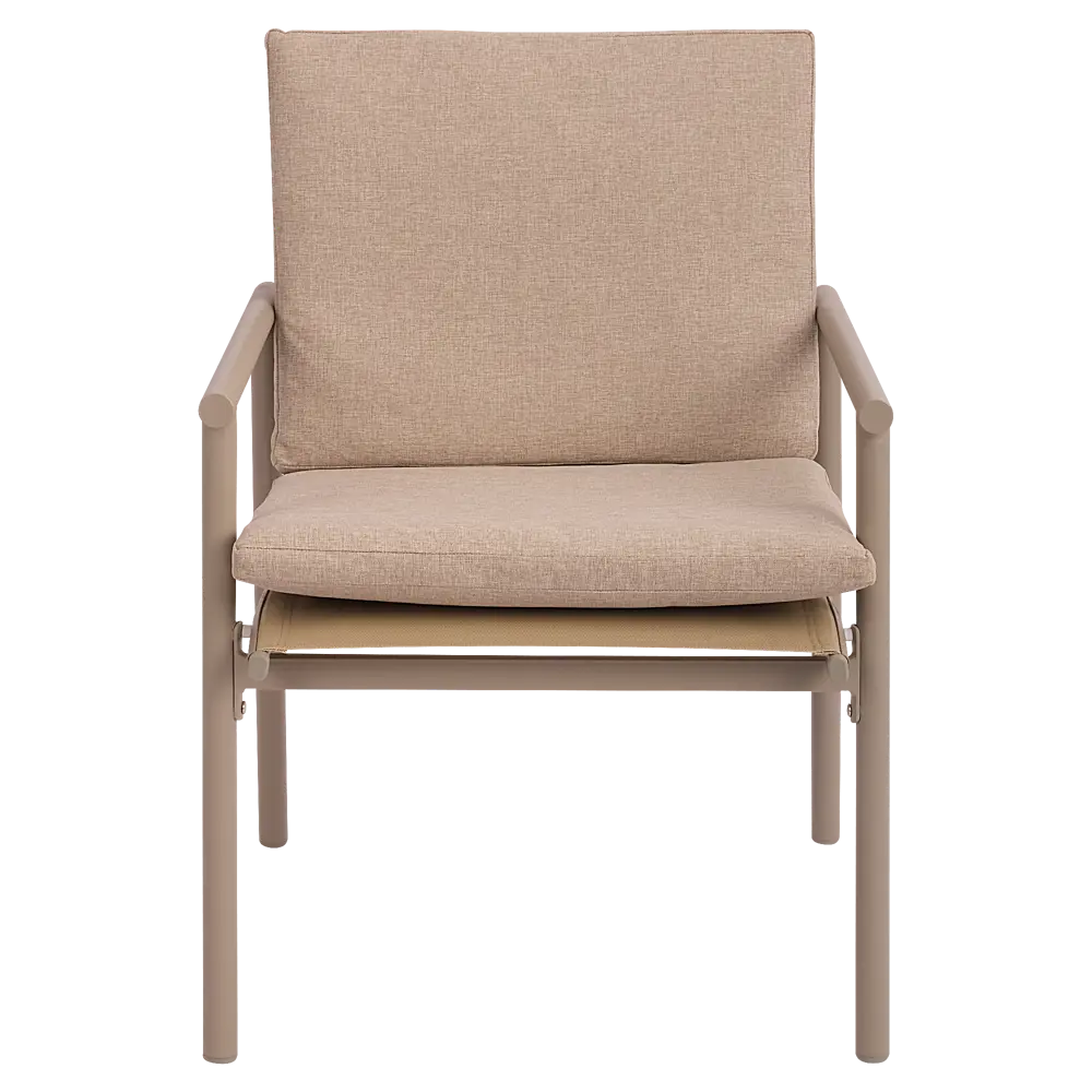 Набор садовой мебели для отдыха с подушками BEGINIA Kinel  Сталь Стол, диван, кресло 2 шт Белый STLM-2157405 - Вид №12