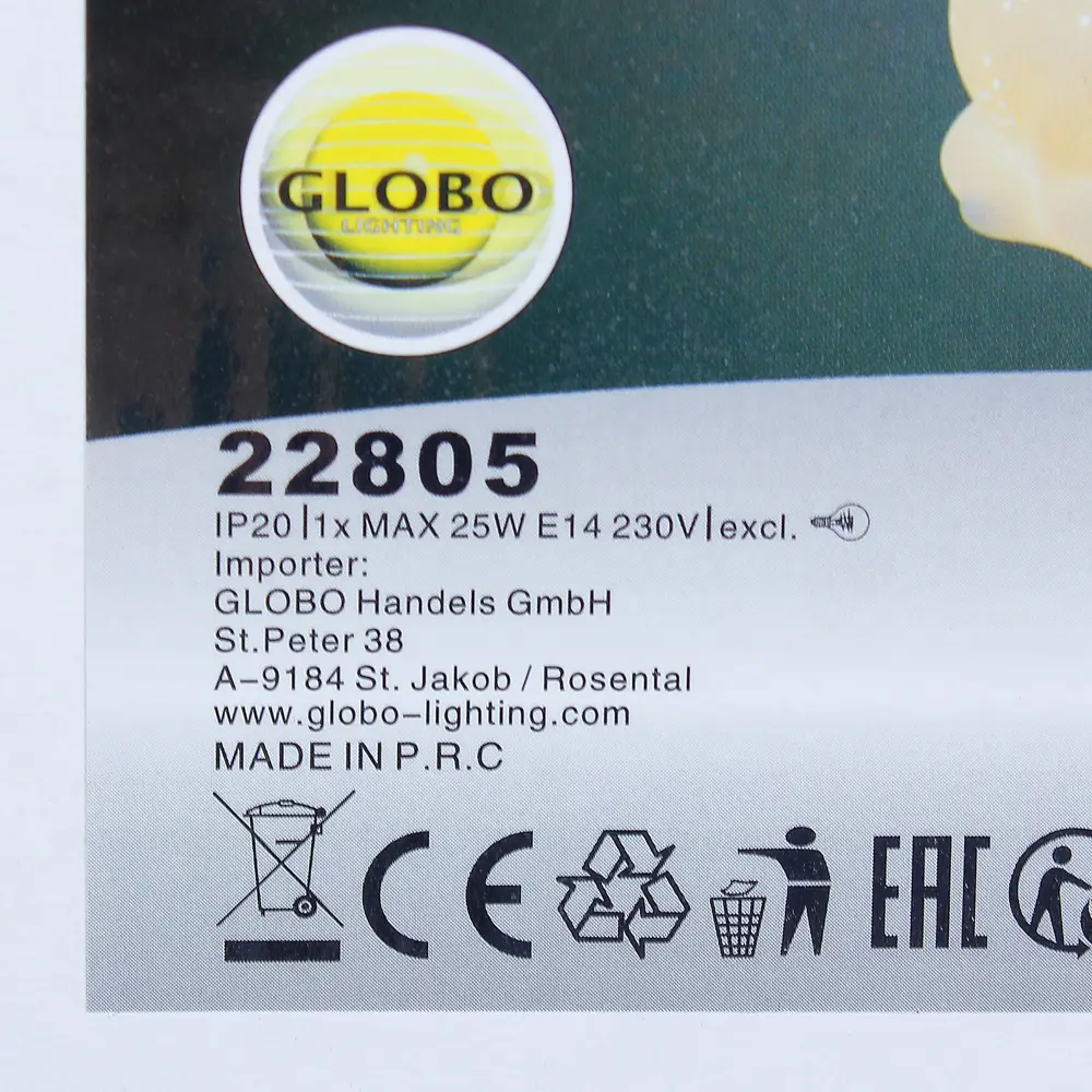 Настольная лампа декоративная Globo «Кошка» 22805, 1хЕ14х25 Вт 81962742 STLM-2059852  - Вид №5