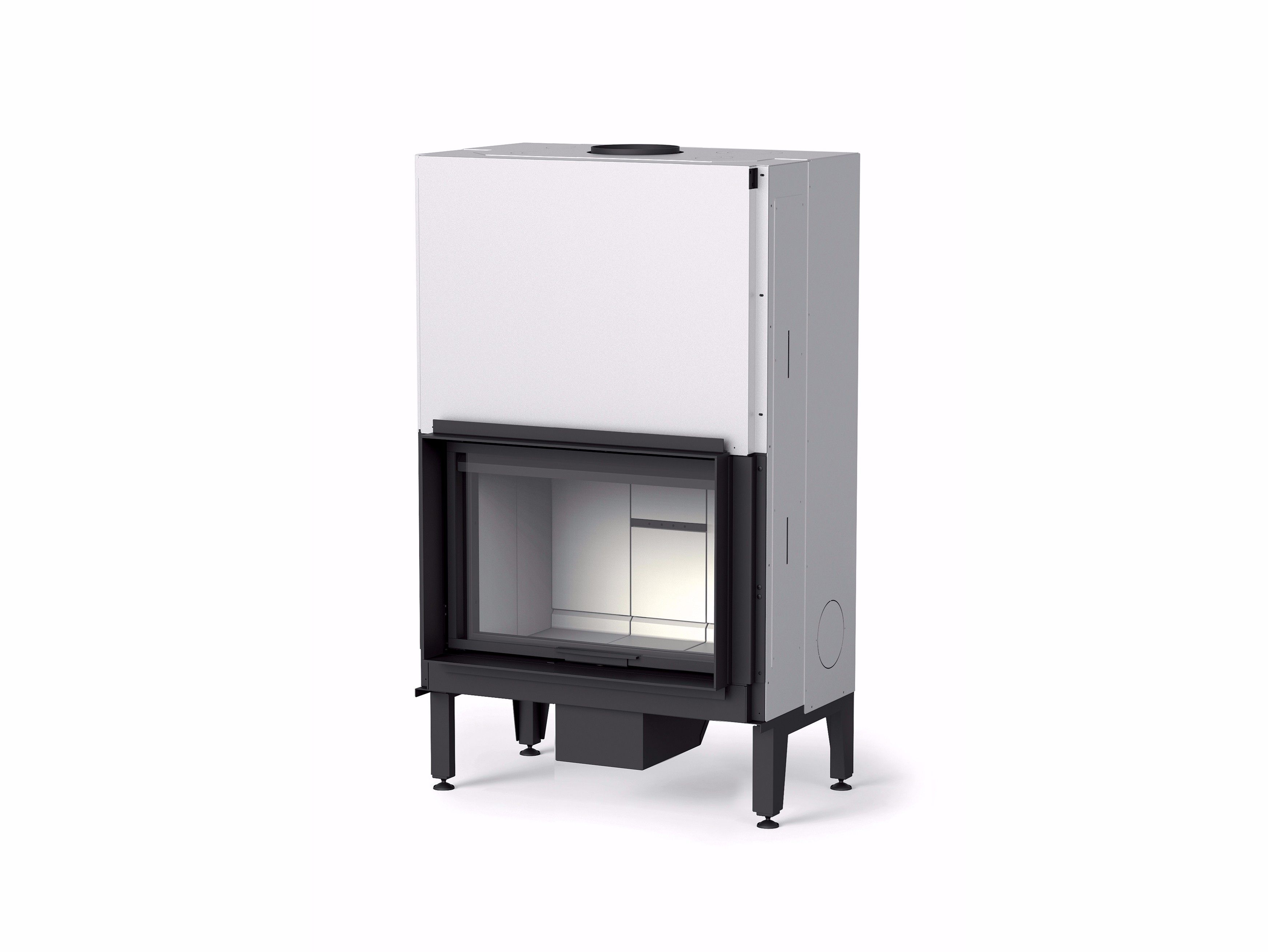 Утопленный дровяной камин с панорамным стеклом MCZ PLASMA 75 WOOD ARCH-00130727 - Вид №3