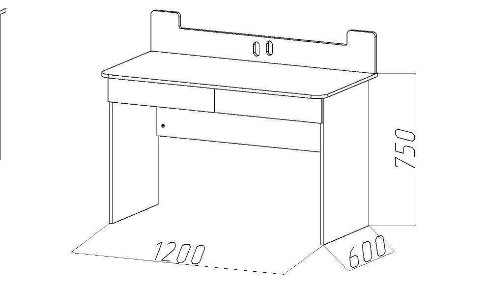 Детский письменный стол "Любознательный Томми" МАНДАРИН ЧУДИКИ 178776 Белый;синий Santreyd  - Вид №4