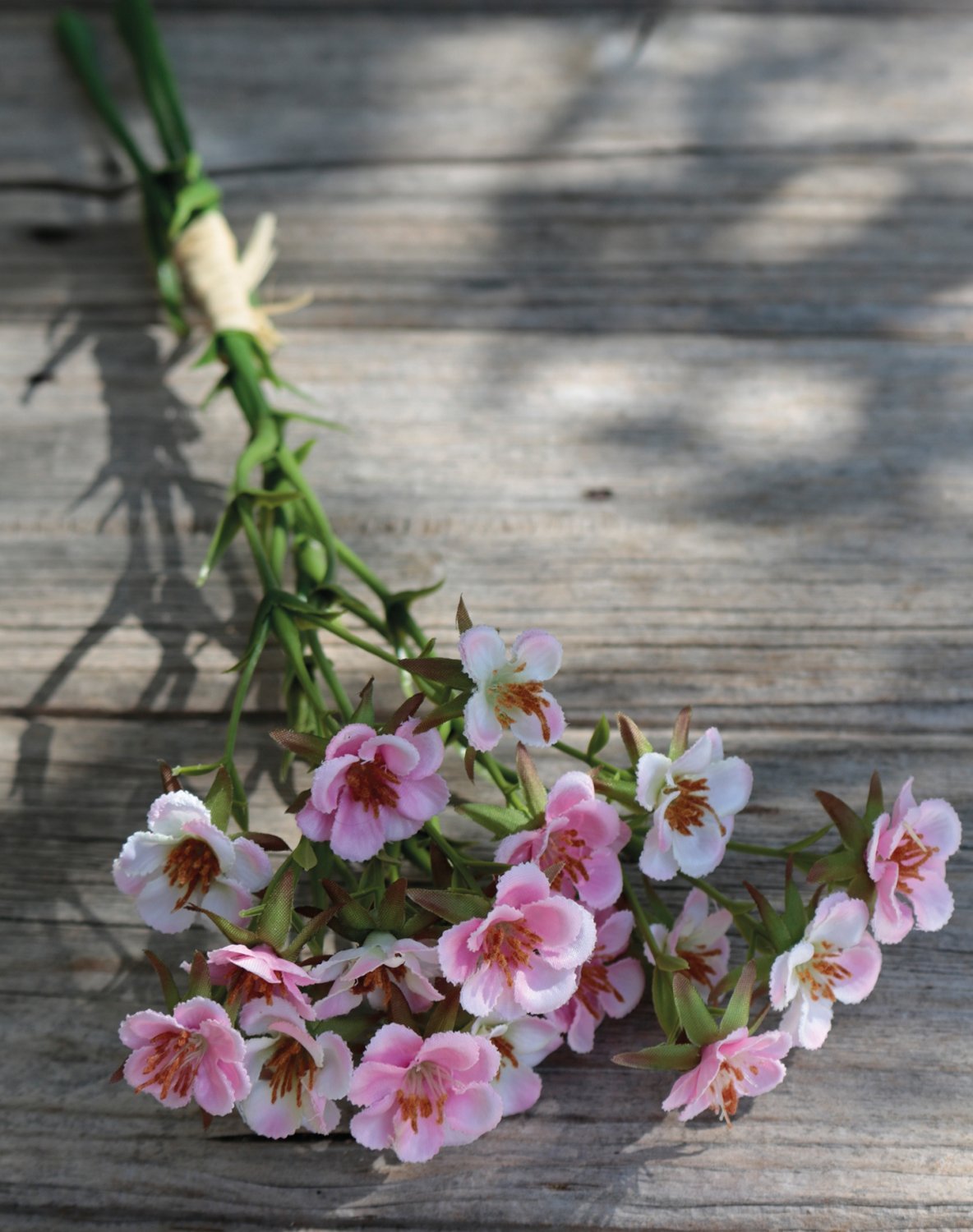 2023 510 a3 Букет из восковых растений, 32 см, розовый H-andreas  - Вид №2