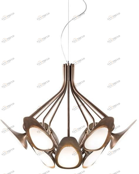 KUNDALINI Металлический светодиодный подвесной светильник sun-id-1355340