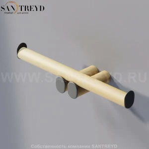Agape DOT LINE Двойной держатель для туалетной бумаги настенный натуральный дуб ADTL0453.RT