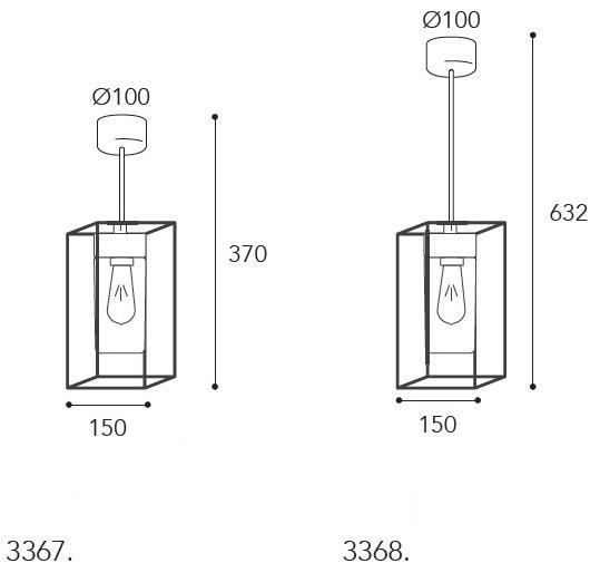 Moretti Luce Подвесной светильник для уличного освещения из латуни Cubic sun-id-1510136 - Вид №4