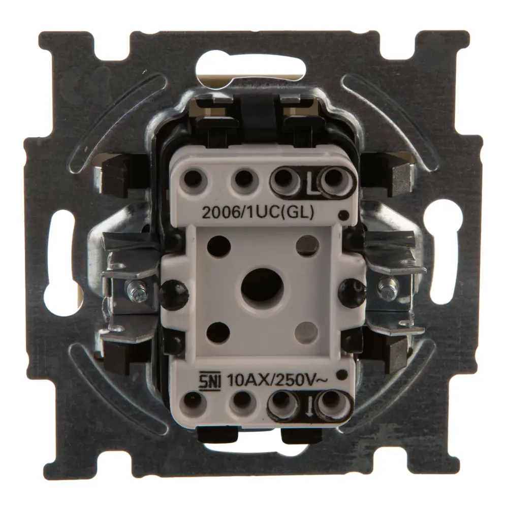 Выключатель встраиваемый ABB Basic 55 1 клавиша, цвет бежевый 13592893 STLM-2070499 Basic55 - Вид №3