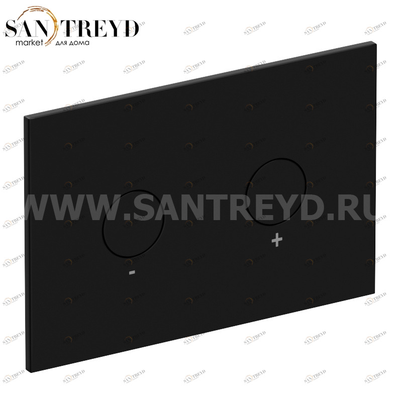 752831 Кнопка двойного слива BLINK, цвет Черный бархат Kerasan ACCESSORIES Италия