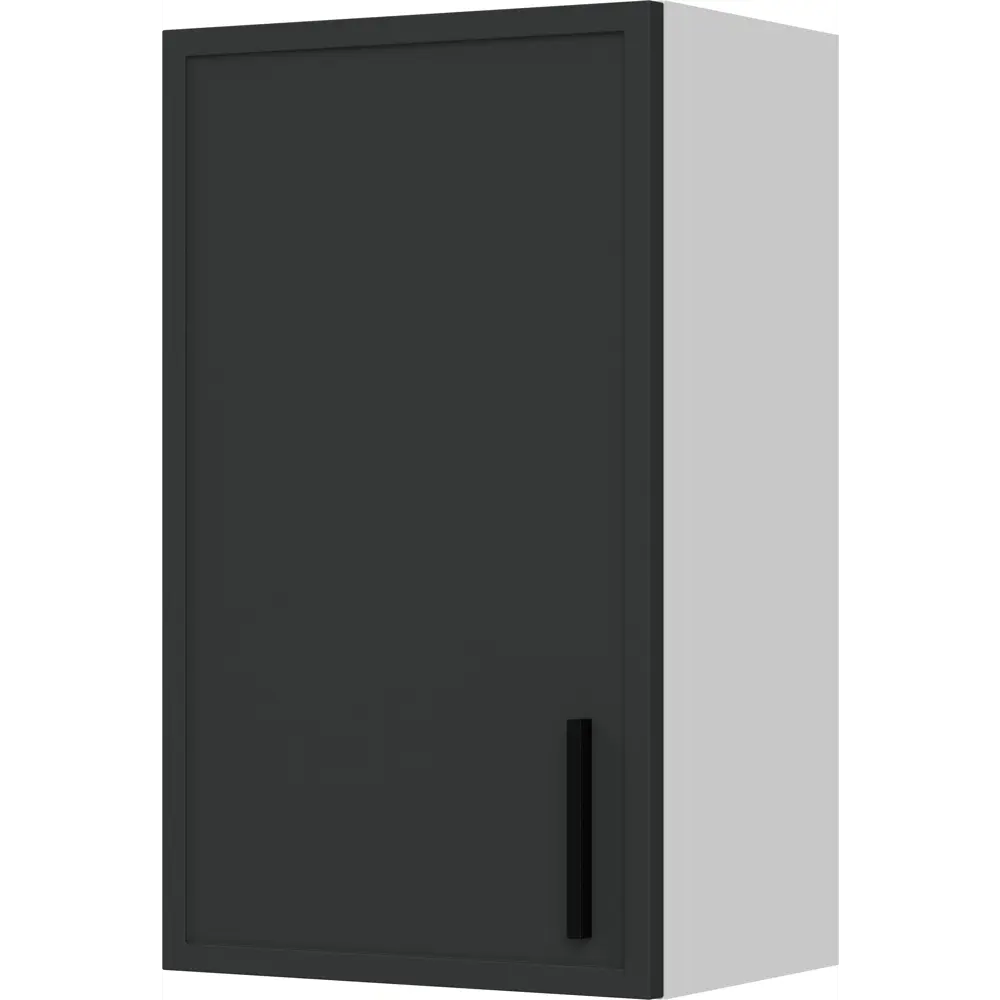 Кухонный шкаф навесной Неро Delinia 40x67.6x29 см МДФ цвет графит 86578031 STLM-2192286 - Вид №1