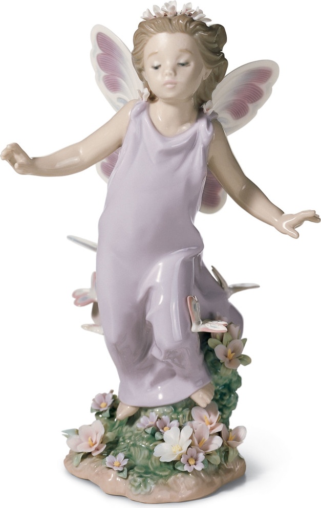 10669007 LLADRO Фигурка Lladro "Крылья бабочки" 15х23см Фарфор Lladró 