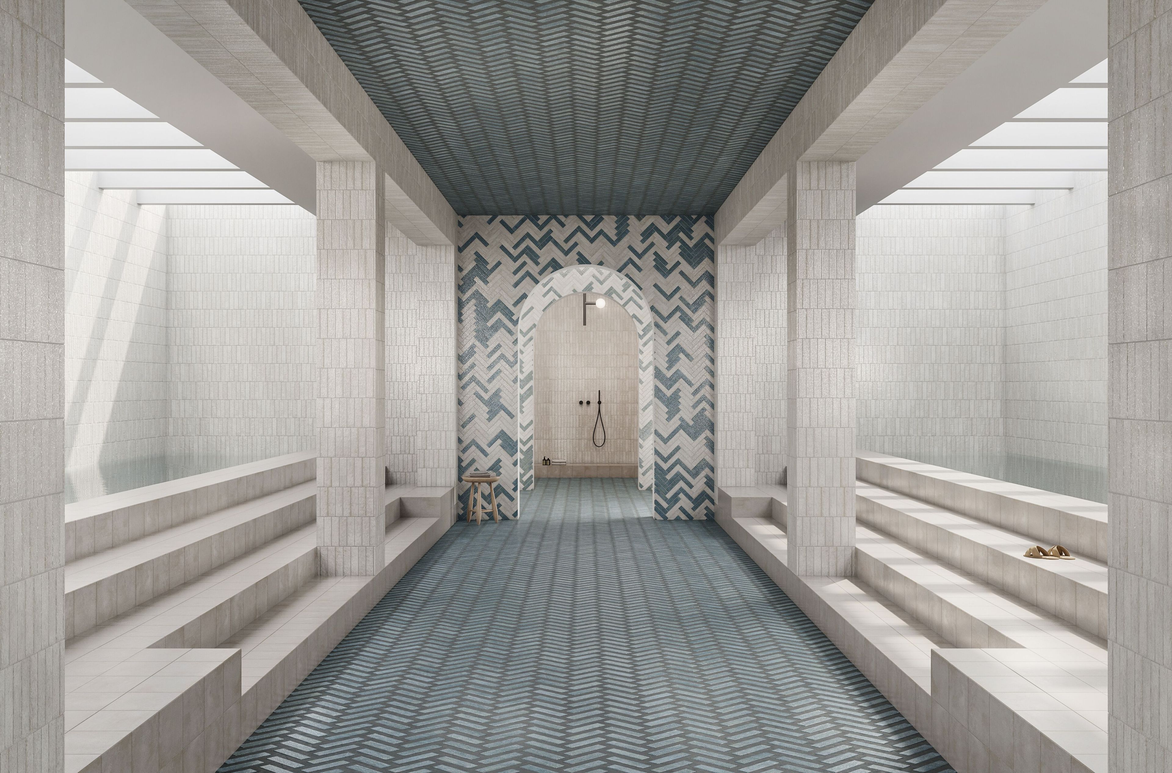 Пол / облицовка керамогранита с эффектом кирпича KERADOM COCCIO ARCH-00081704 - Вид №7