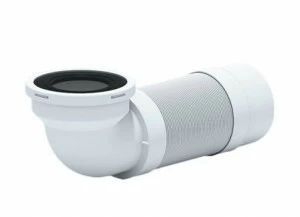 Гофра для унитаза угол 90° D110мм, 300-750мм К 722R