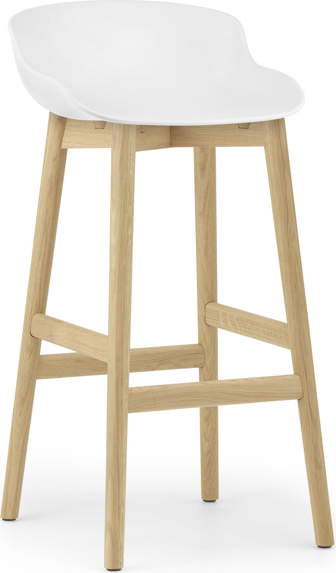 604396 Барный стул 75 см Дуб белый Normann Copenhagen Hyg 