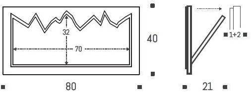 AMBIVALENZ Настенная вешалка из фанеры Fläpps hillhäng sun-id-1415036 - Вид №1